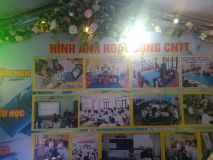 Gian trưng bày ngày hội CNTT xã Xuân Dương