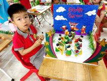 ảnh hội thi bé khéo tay lớp B1