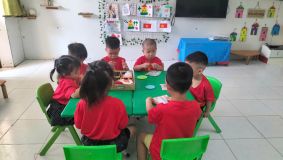Giờ hoạt động tạo hình lớp C3