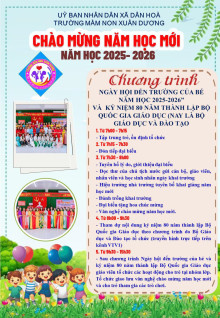 THÔNG BÁO CHƯƠNG TRÌNH “NGÀY HỘI ĐẾN TRƯỜNG CỦA BÉ NĂM HỌC 2025- 2026”